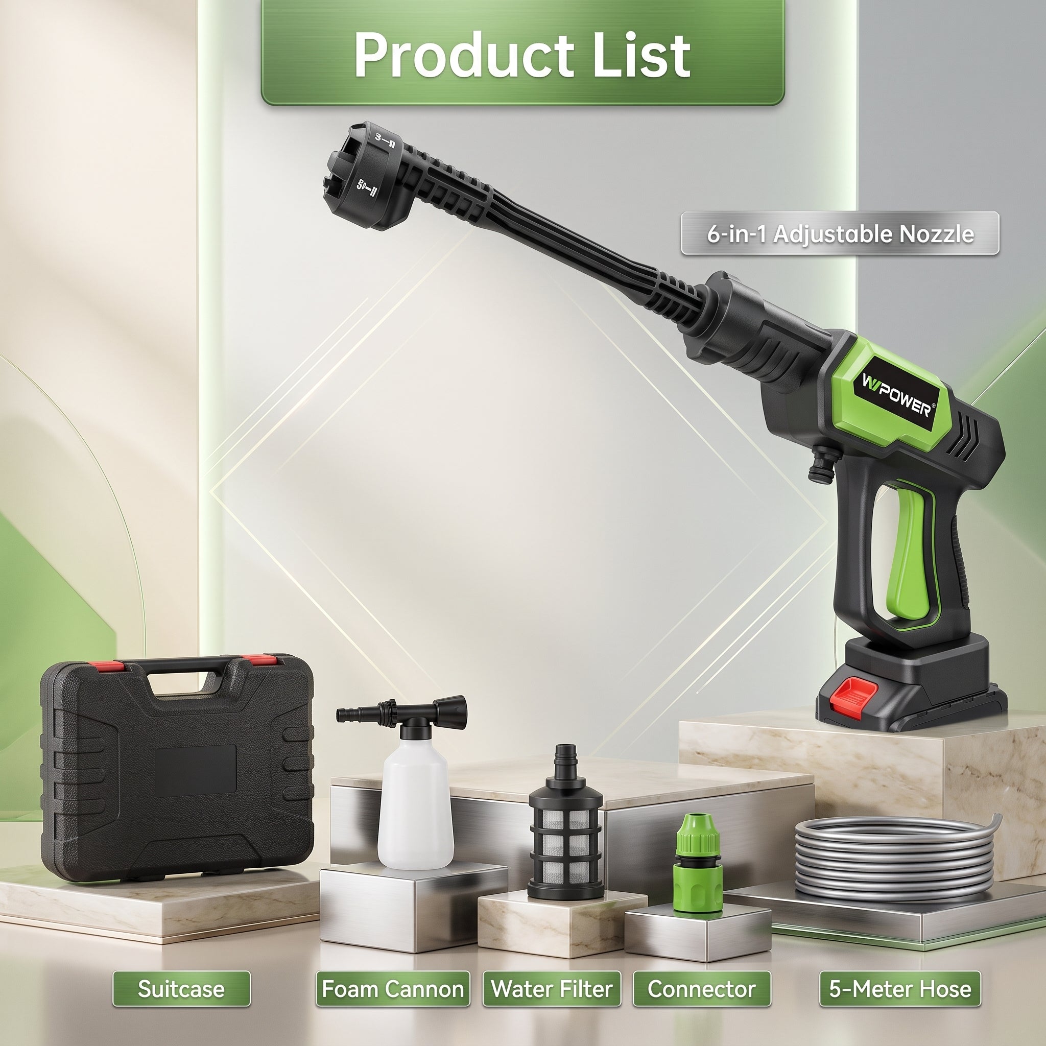 Pressure Washer 1450PSI Portable Power