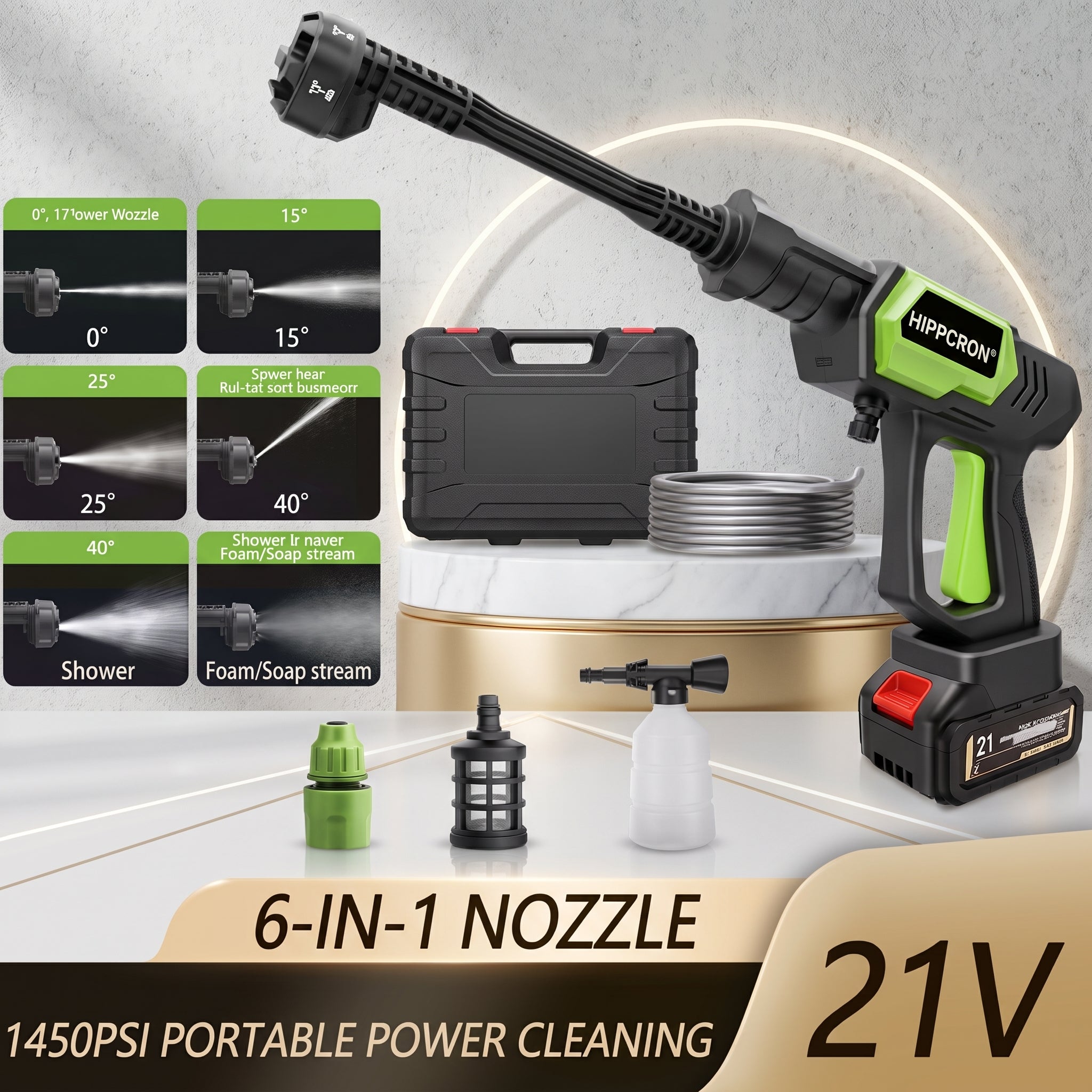 Pressure Washer 1450PSI Portable Power
