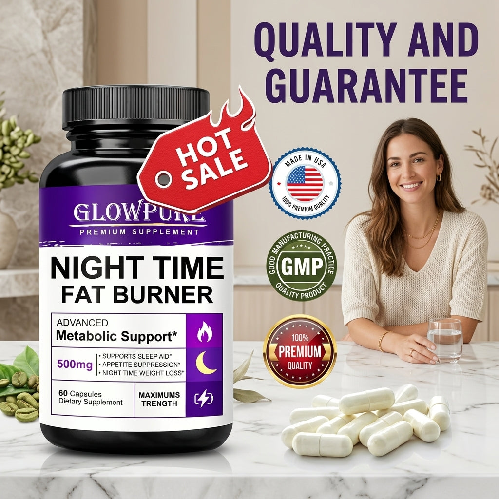 Night Time Fat Burner – Metabolism & Appetite Support Capsules