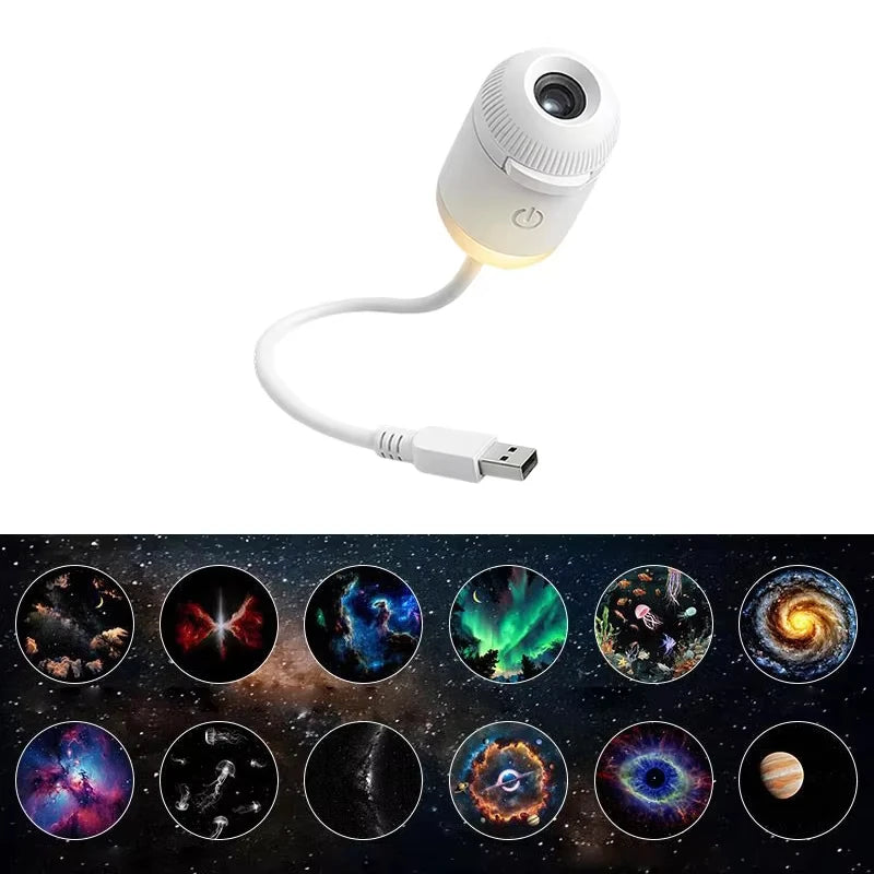 Galaxy Star Projector Background Atmosphere Light Bedroom