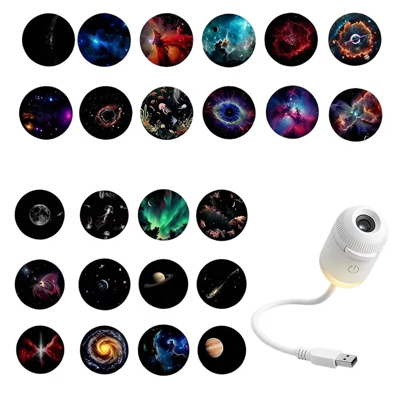 Galaxy Star Projector Background Atmosphere Light Bedroom