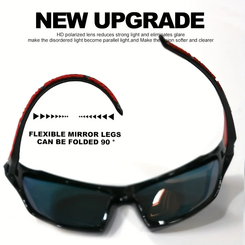 1/3PCS Sports Polarized Sunglasses for Men Lightweight Night Vision Male Shades Cycling Driving Fishing Fashion Mirror Sunglass