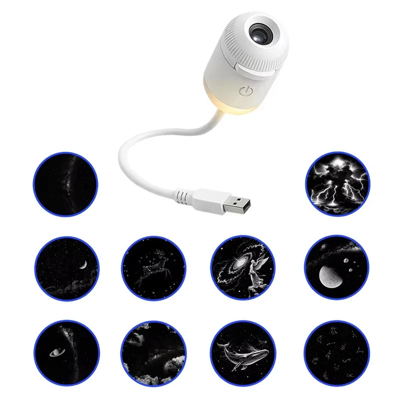 Galaxy Star Projector Background Atmosphere Light Bedroom