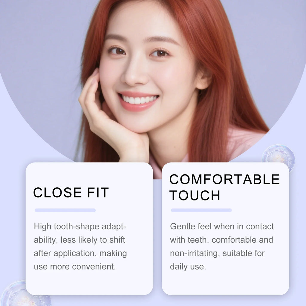 Purple Teeth Whitening Strips – Mint Fresh Breath