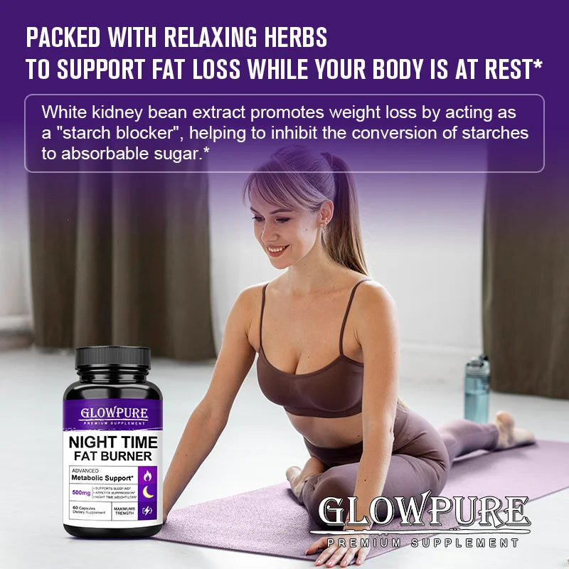 Night Time Fat Burner – Metabolism & Appetite Support Capsules