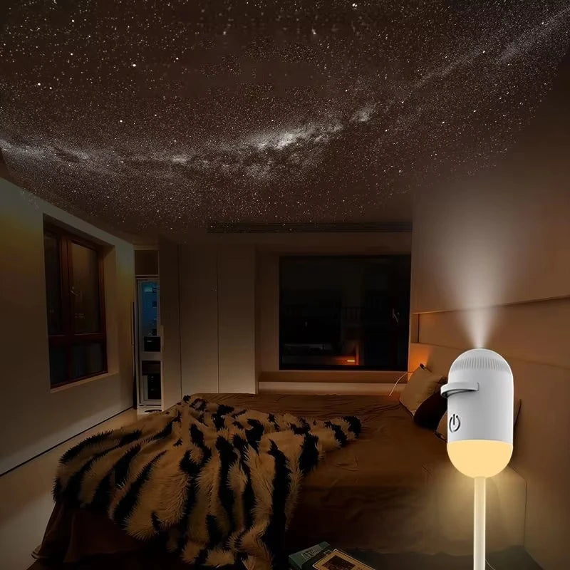 Galaxy Star Projector Background Atmosphere Light Bedroom