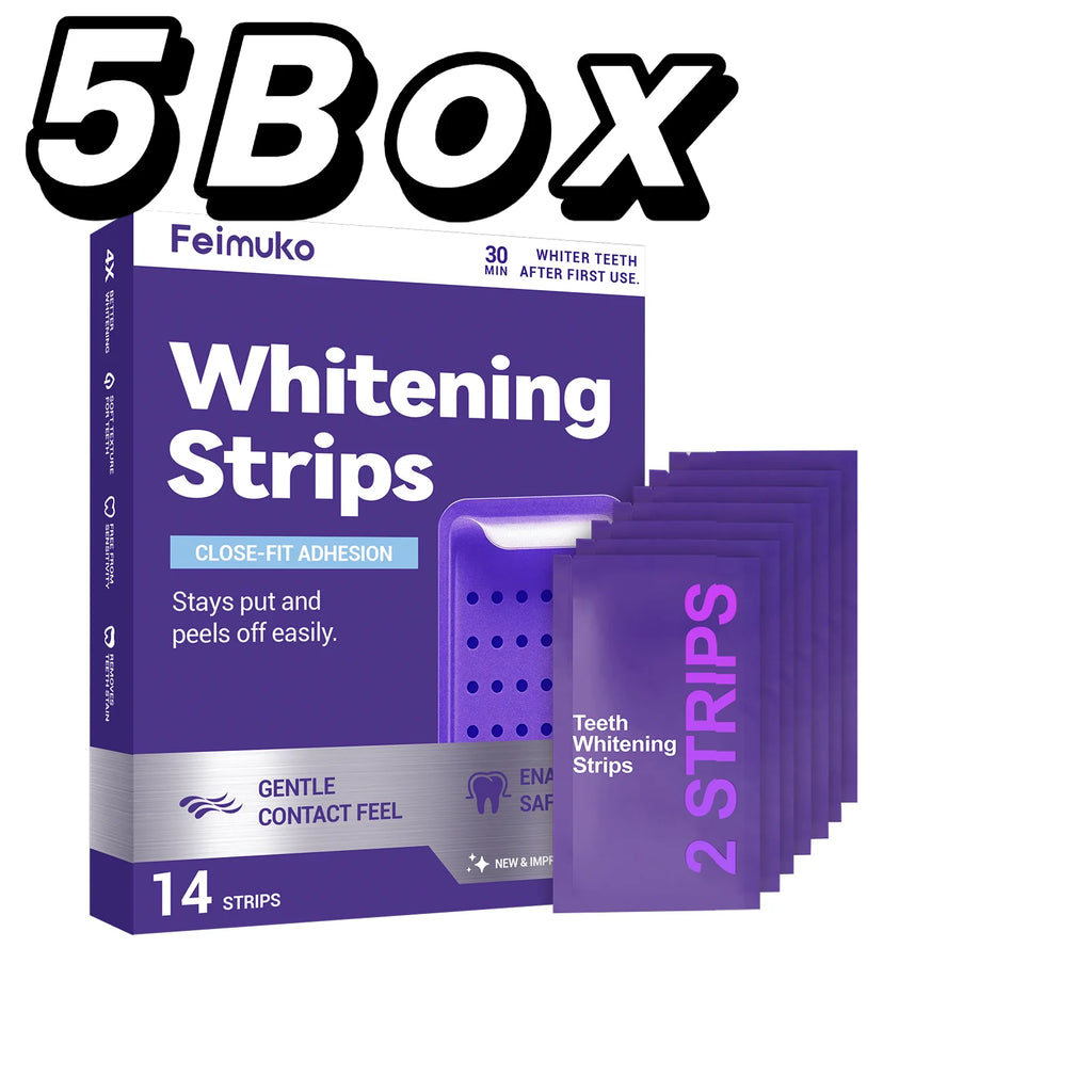Purple Teeth Whitening Strips – Mint Fresh Breath